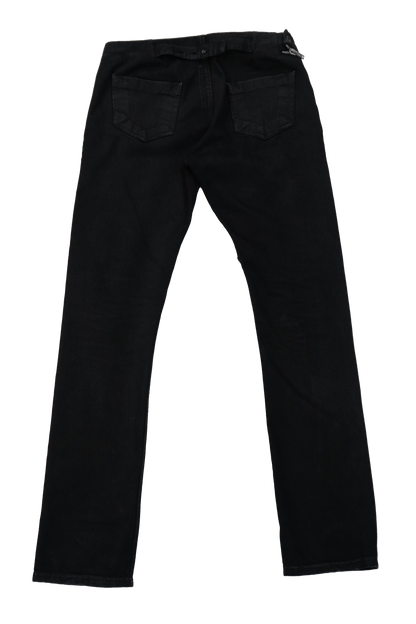 Rick Owens DRKSHDW Aircut Waxed Denim