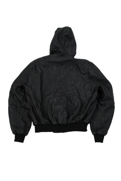 Alexander Digenova Hooded Leather Bomber