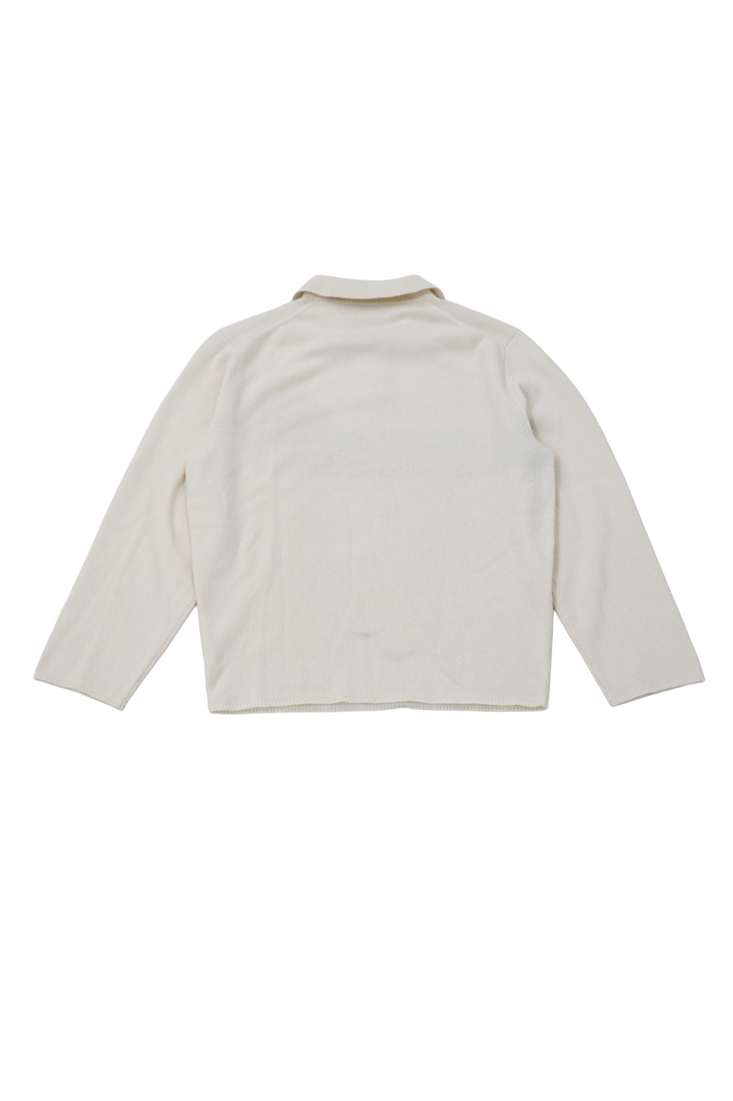 The Elder Statesman Cashmere Polo Longsleeve