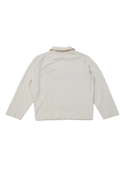 The Elder Statesman Cashmere Polo Longsleeve