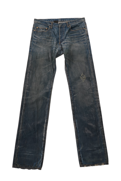 2003AW Dior Luster Indigo Waxed Denim