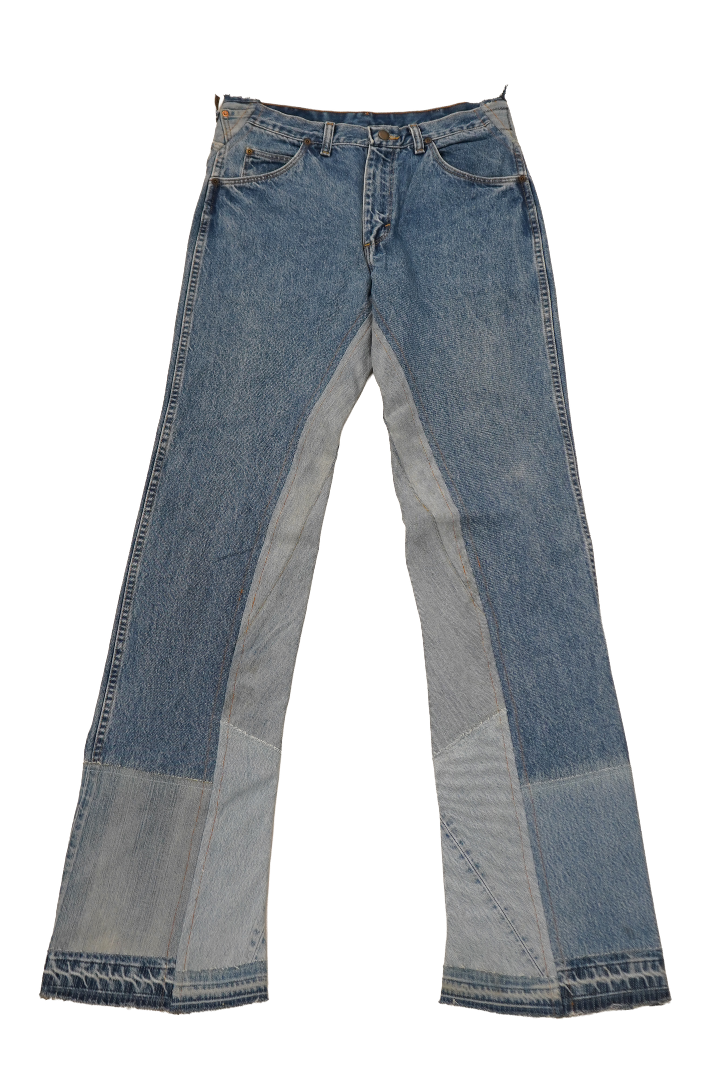 Satoshi Nakamoto Reconstructed Wrangler Denim Jeans