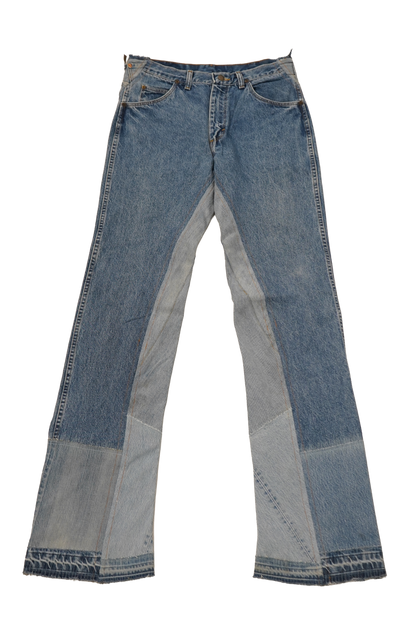Satoshi Nakamoto Reconstructed Wrangler Denim Jeans