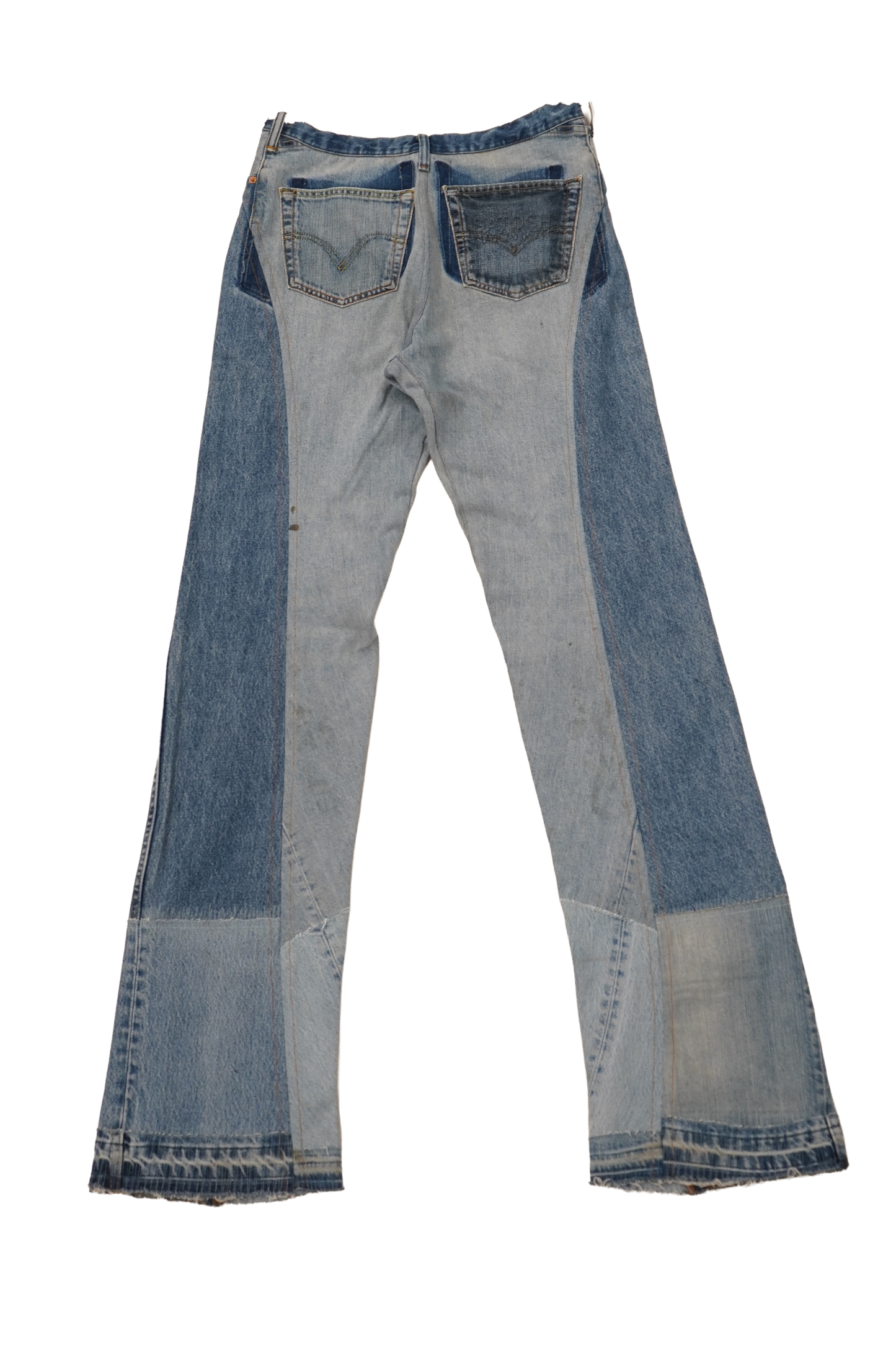 Satoshi Nakamoto Reconstructed Wrangler Denim Jeans