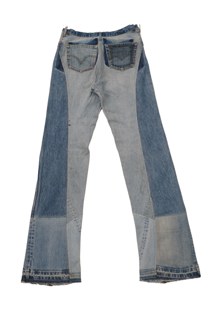 Satoshi Nakamoto Reconstructed Wrangler Denim Jeans