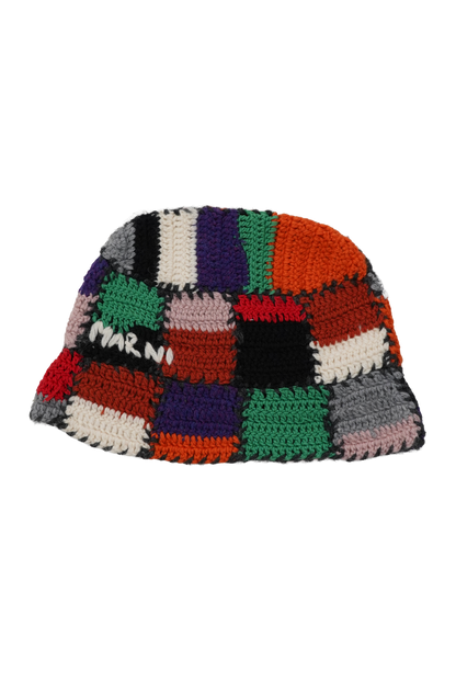 Marni Patchwork Knit Hat