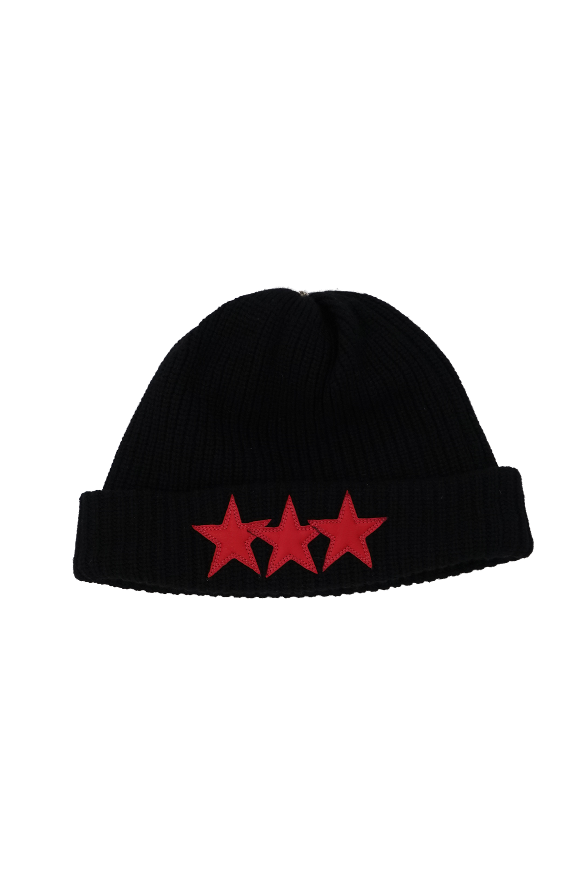 Chrome Hearts Triple Star Patch Cashmere Beanie