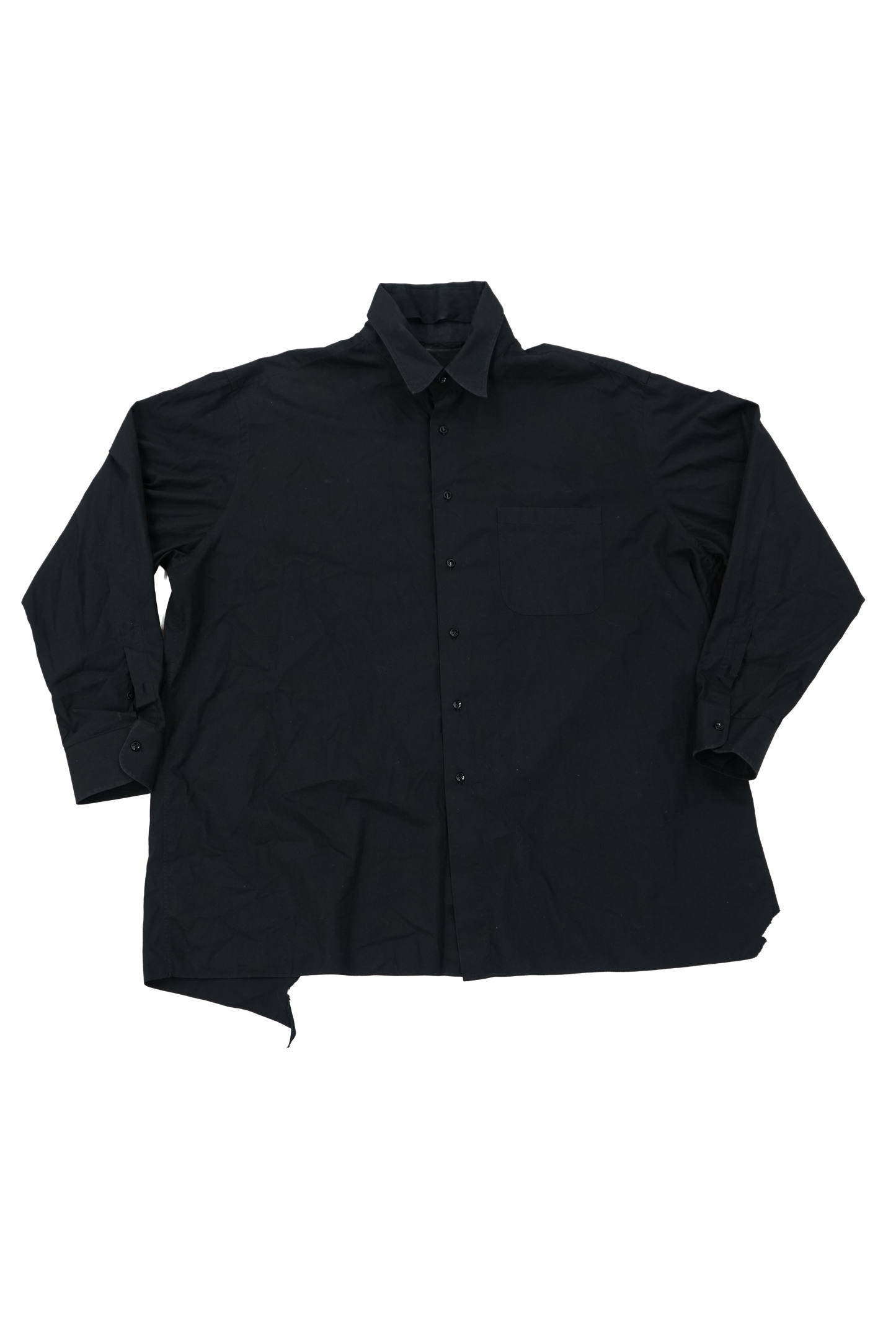 2017PE Vetements x Brioni Distressed Button Up Shirt