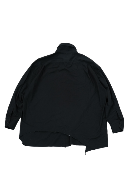 2017PE Vetements x Brioni Distressed Button Up Shirt