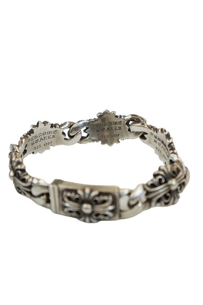 Floral ID Link Bracelet