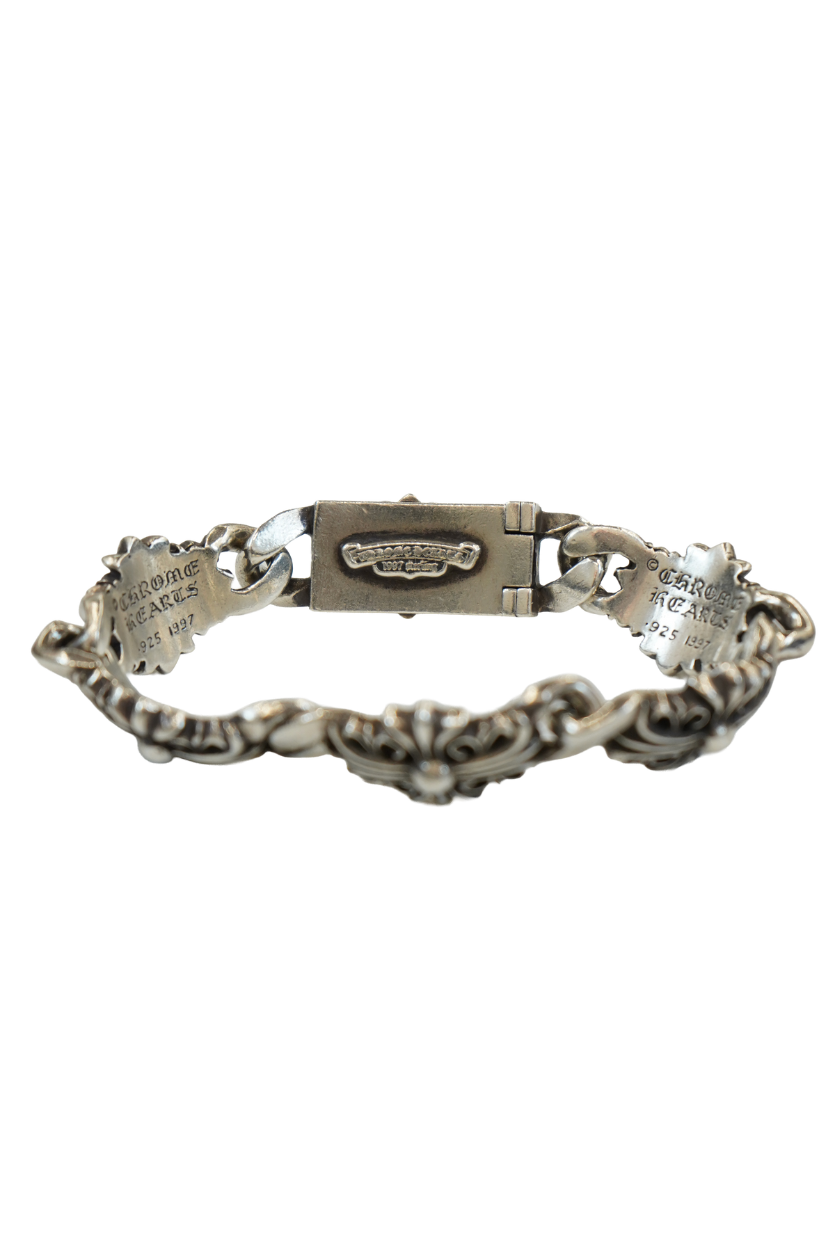 Floral ID Link Bracelet