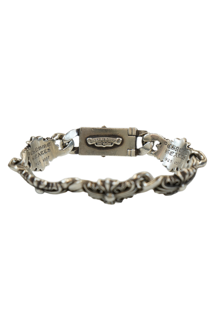 Floral ID Link Bracelet