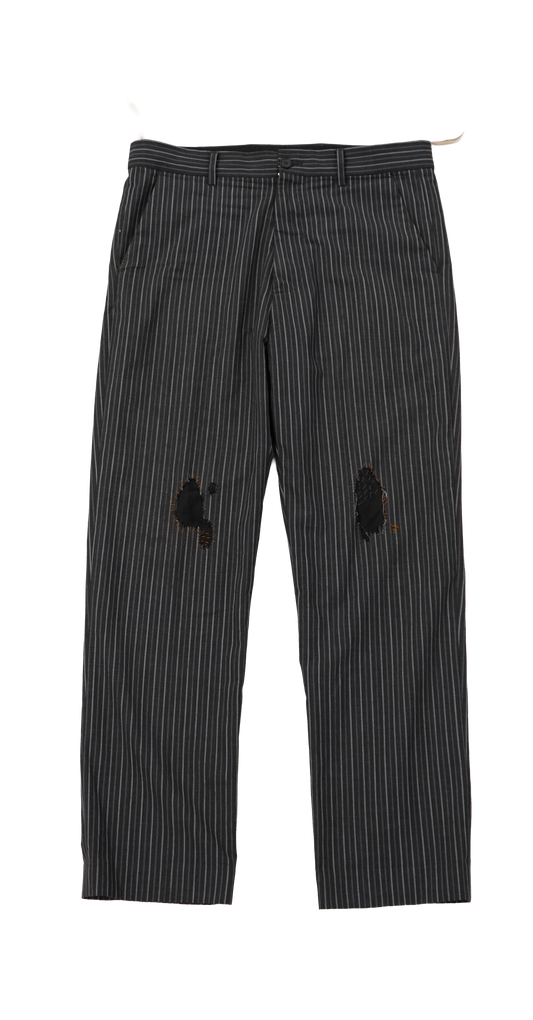 Marni Repaired Pinstripe Trousers - Xia Office