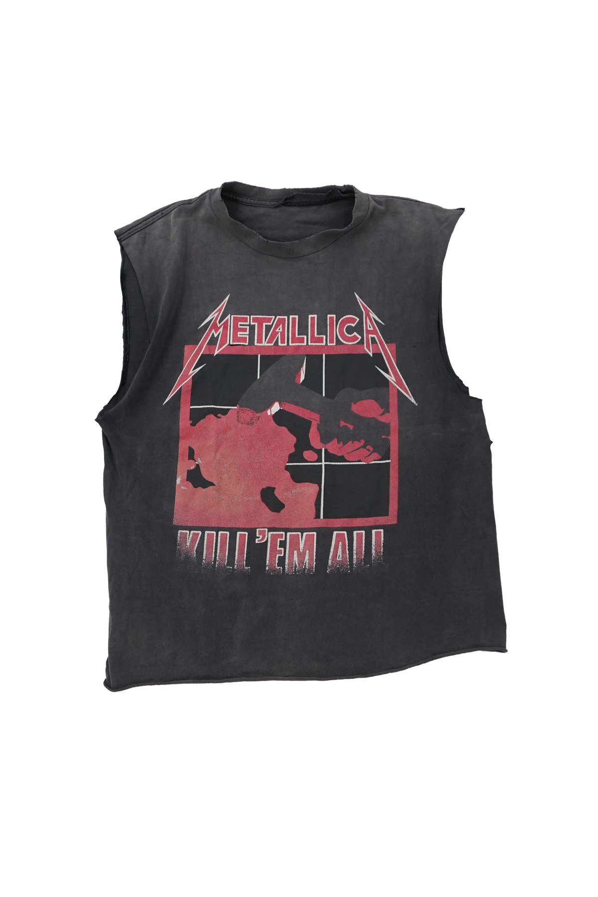 1984 Metallica Kill 'Em All/Ride The Lightning Muscle Top - Xia Office