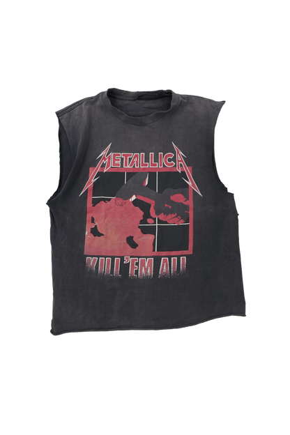 1984 Metallica Kill 'Em All/Ride The Lightning Muscle Top - Xia Office