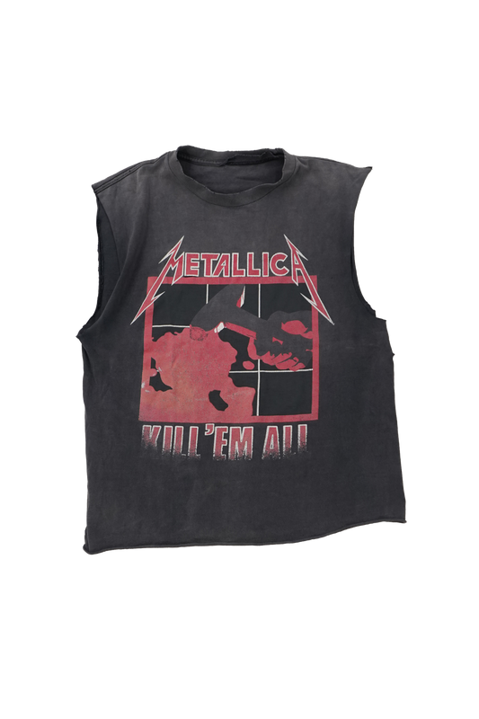 1984 Metallica Kill 'Em All/Ride The Lightning Muscle Top