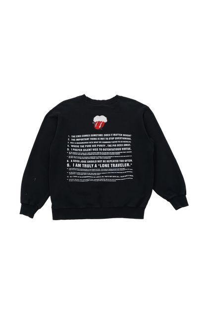 Number (N)ine Einstein Tongue & Lips Sweatshirt