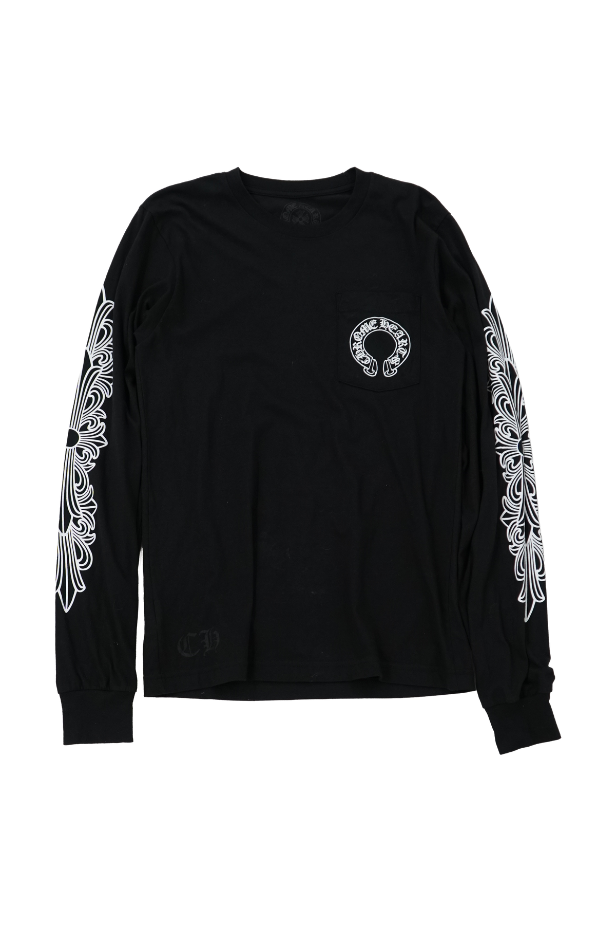 Chrome Hearts Horseshoe Floral Sleeve Crewneck