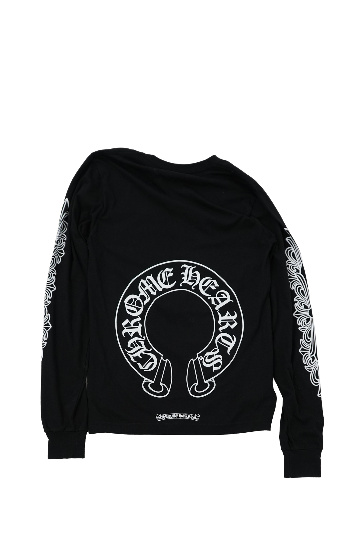 Chrome Hearts Horseshoe Floral Sleeve Crewneck