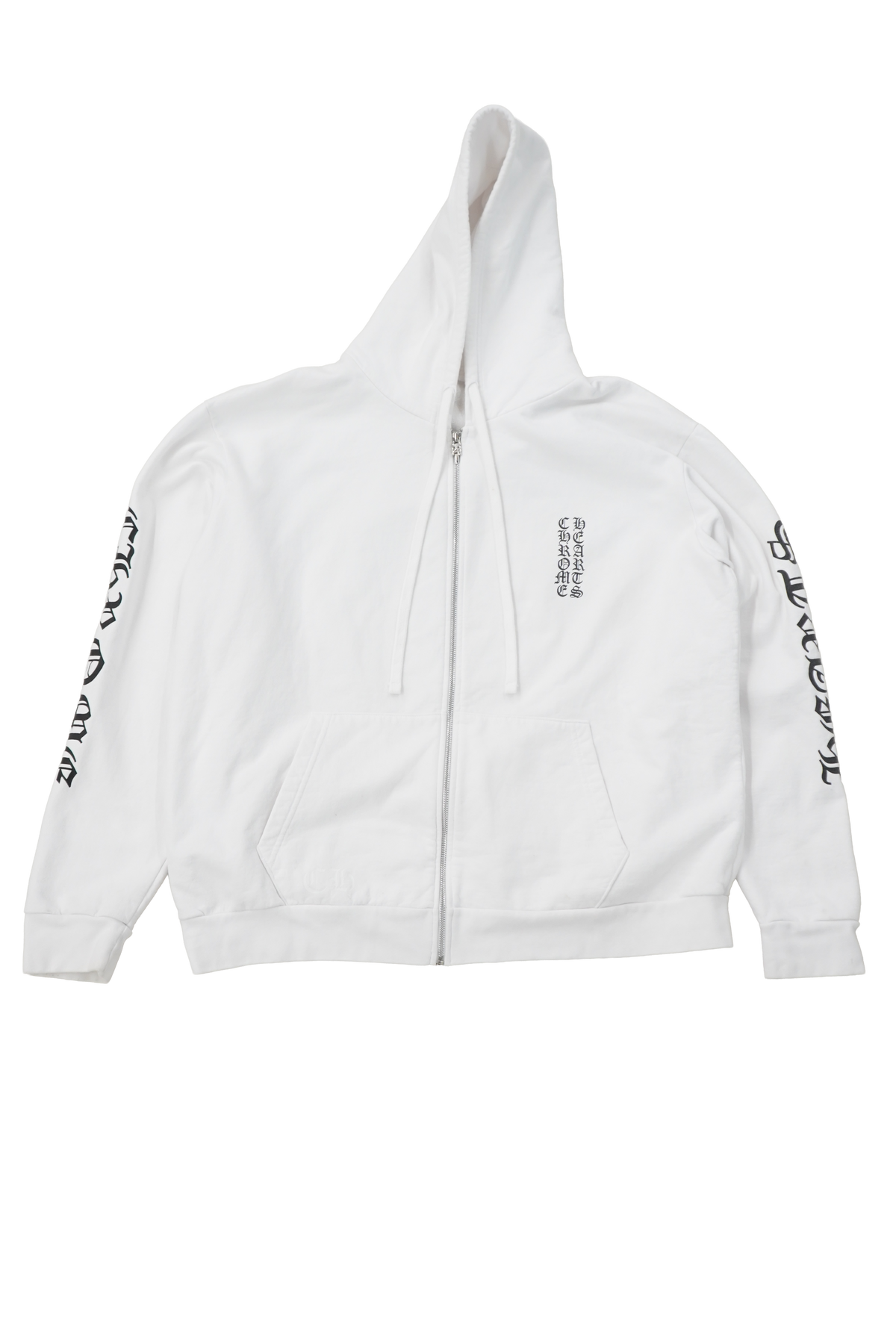 Chrome Hearts Script Zip Up Hoodie