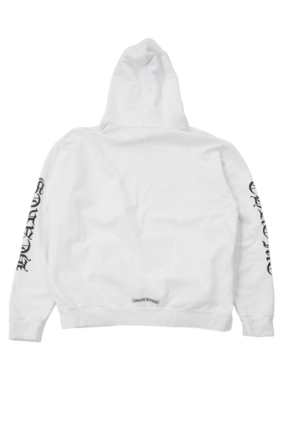 Chrome Hearts Script Zip Up Hoodie
