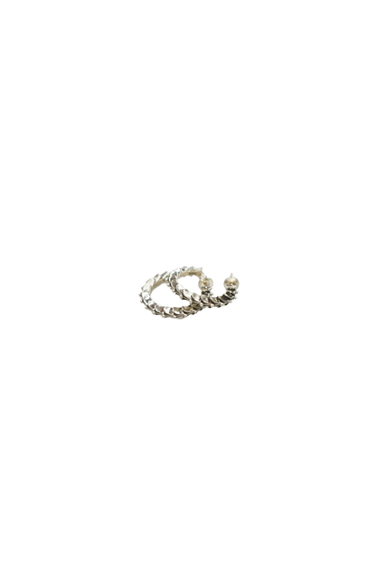 Chrome Hearts Cross Tail Hoop