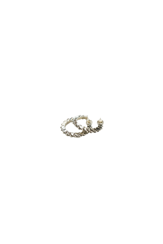 Chrome Hearts Cross Tail Hoop - Xia Office