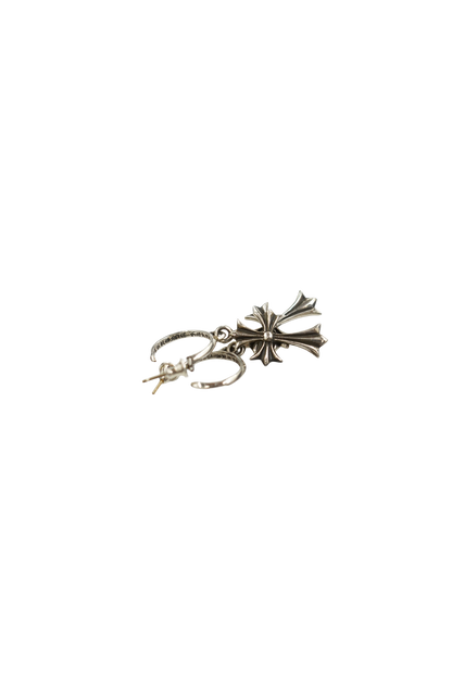 Cross Dangle Hoop Earrings - Xia Office