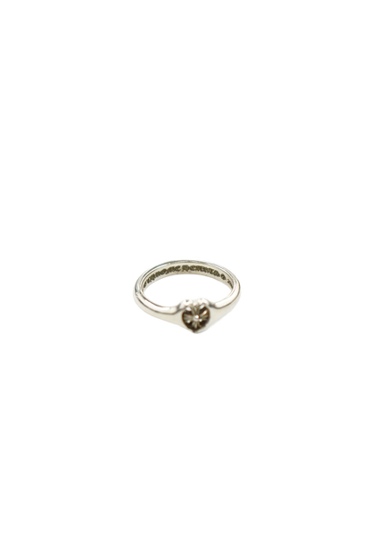 Chrome Hearts Tiny Heart Cross Ring - Xia Office