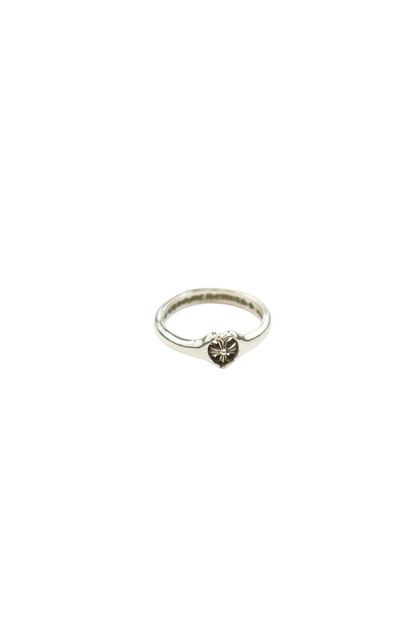 Chrome Hearts Tiny Heart Cross Ring - Xia Office