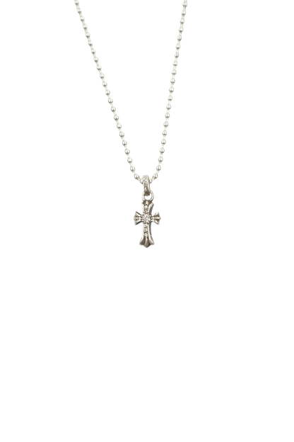 Chrome Hearts Diamond Pavé Baby Phat Pendant + Ball Chain - Xia Office