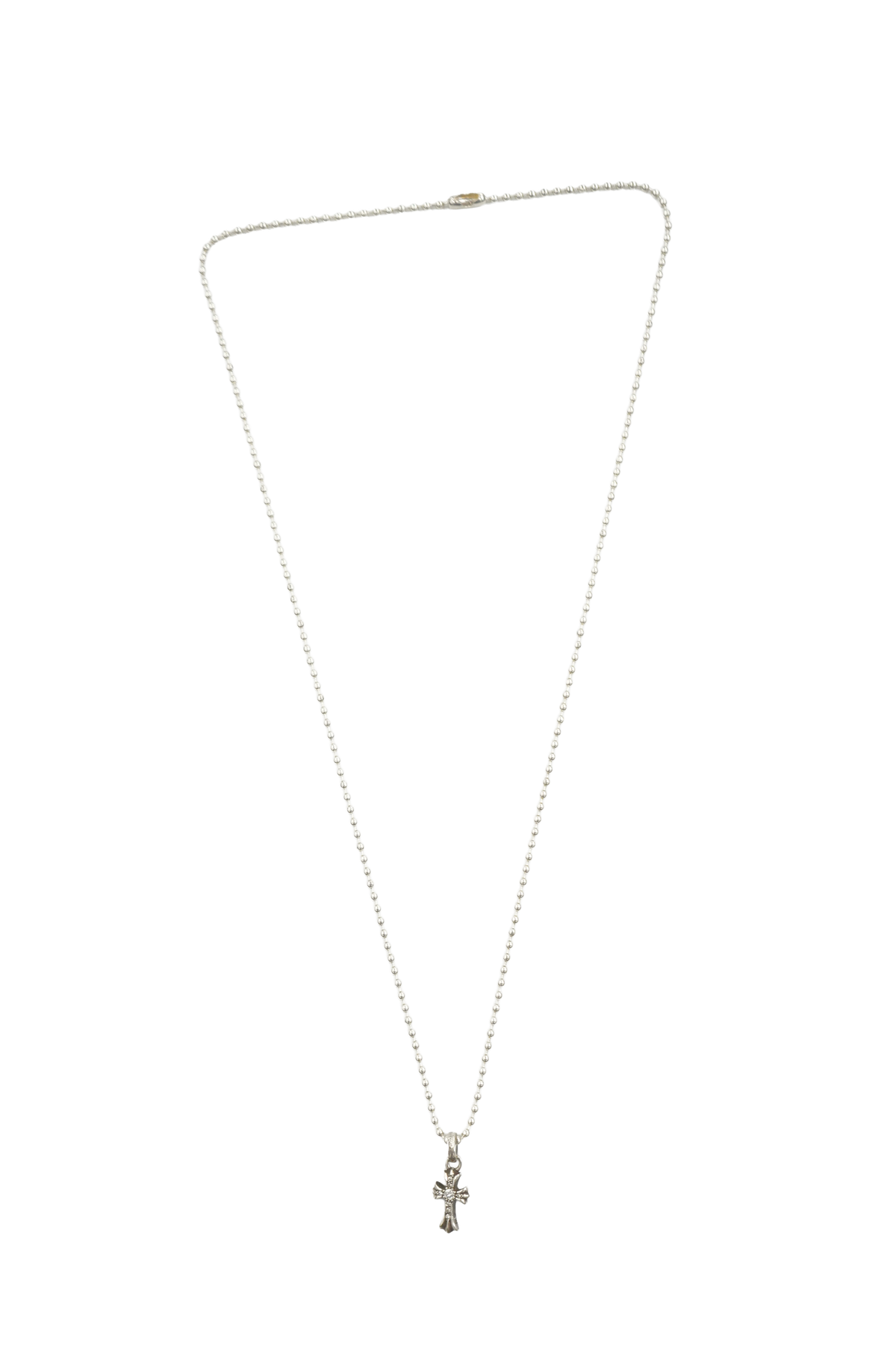 Chrome Hearts Diamond Pavé Baby Phat Pendant + Ball Chain - Xia Office