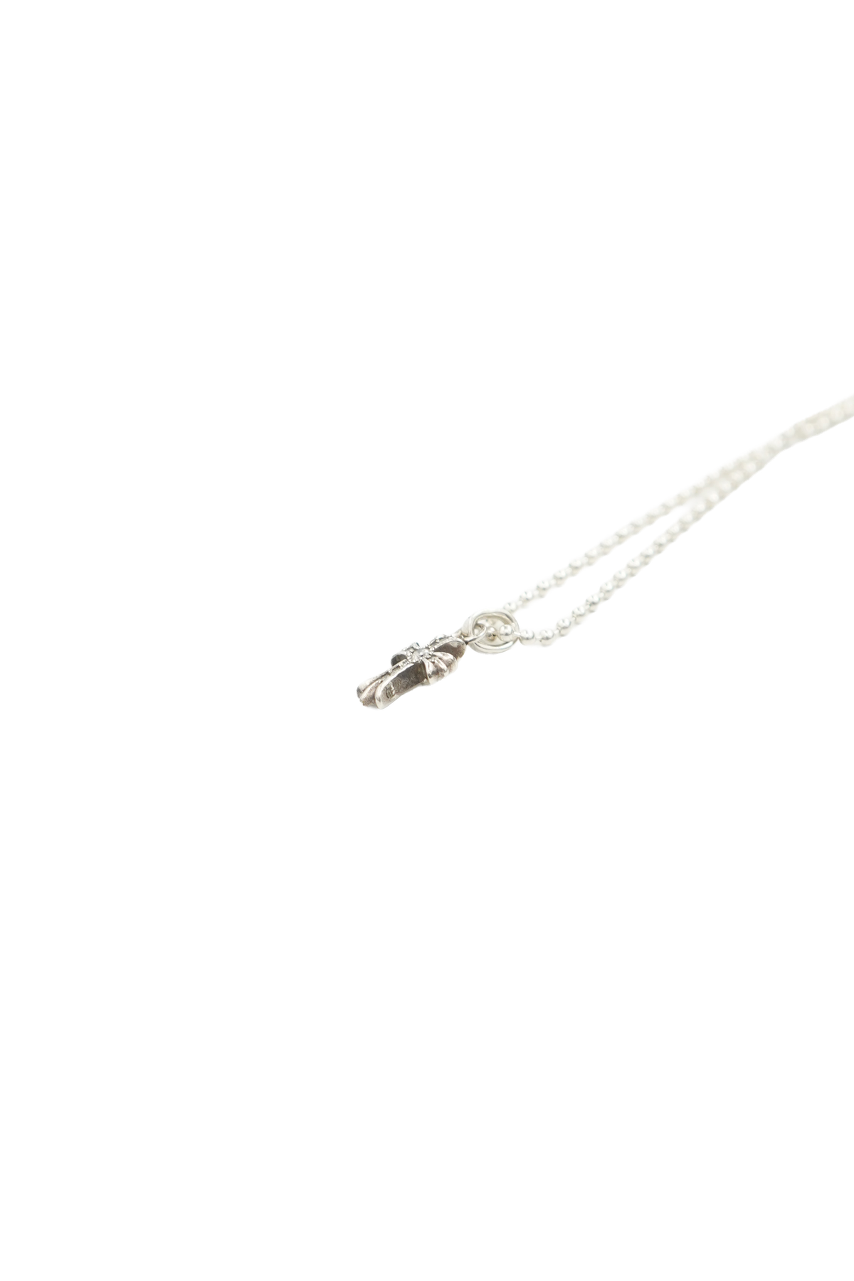Chrome Hearts Diamond Pavé Baby Phat Pendant + Ball Chain - Xia Office
