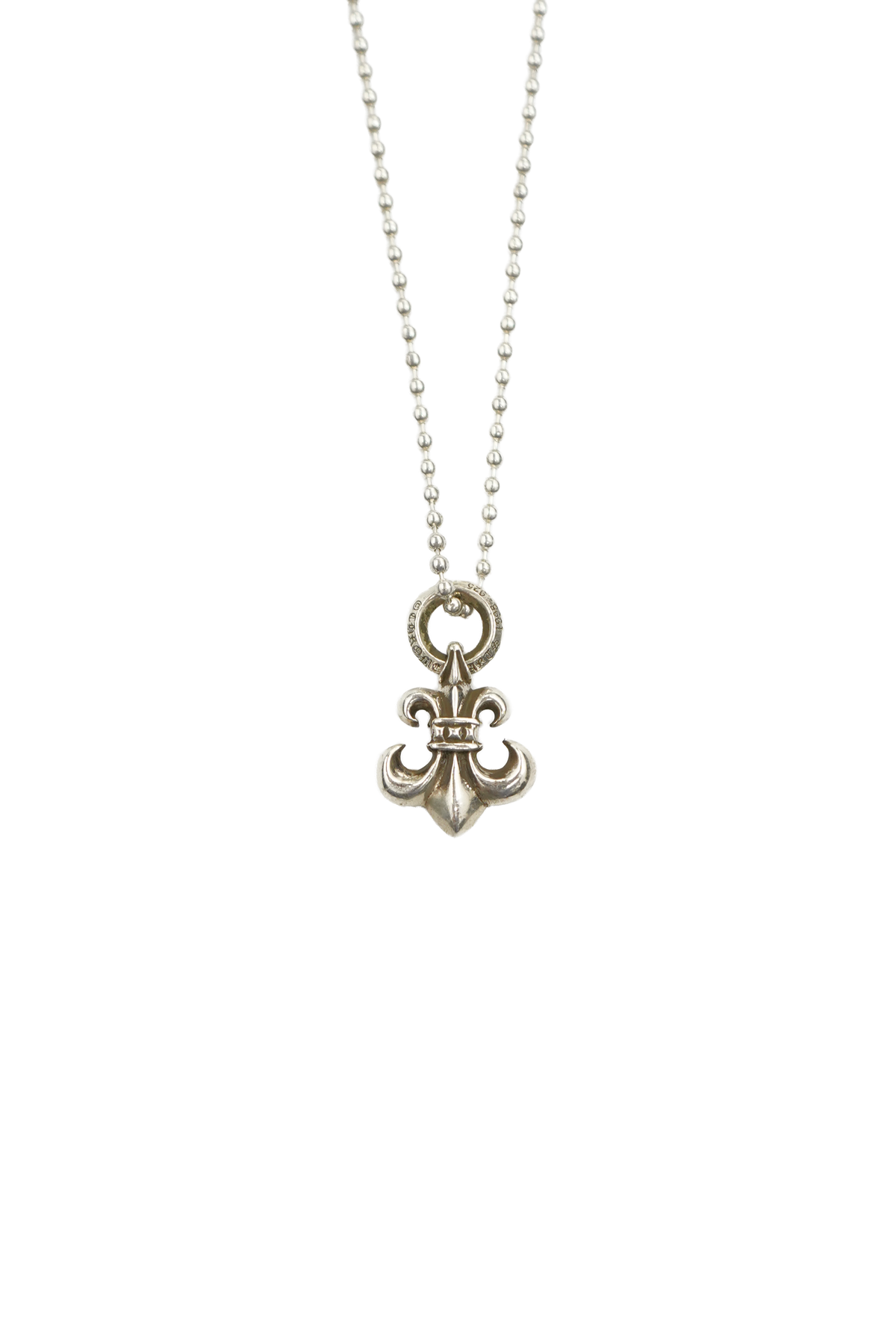 Chrome Hearts Fleur De Lis Pendant + Ball Chain - Xia Office