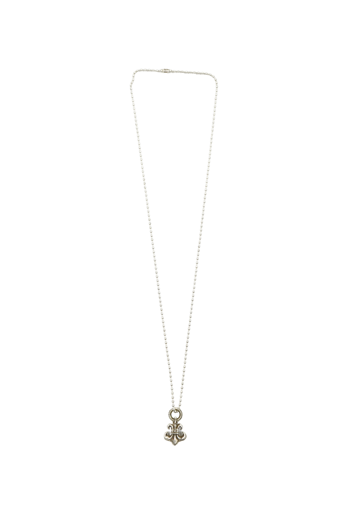 Chrome Hearts Fleur De Lis Pendant + Ball Chain - Xia Office