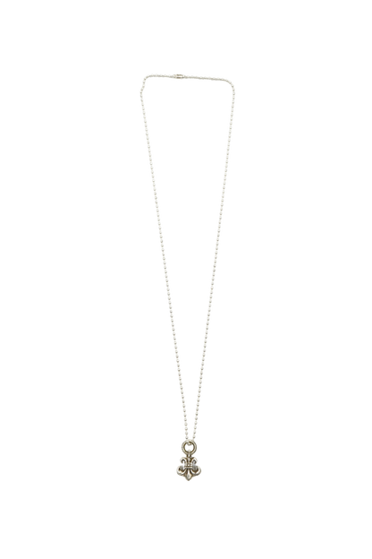 Chrome Hearts Fleur De Lis Pendant + Ball Chain - Xia Office