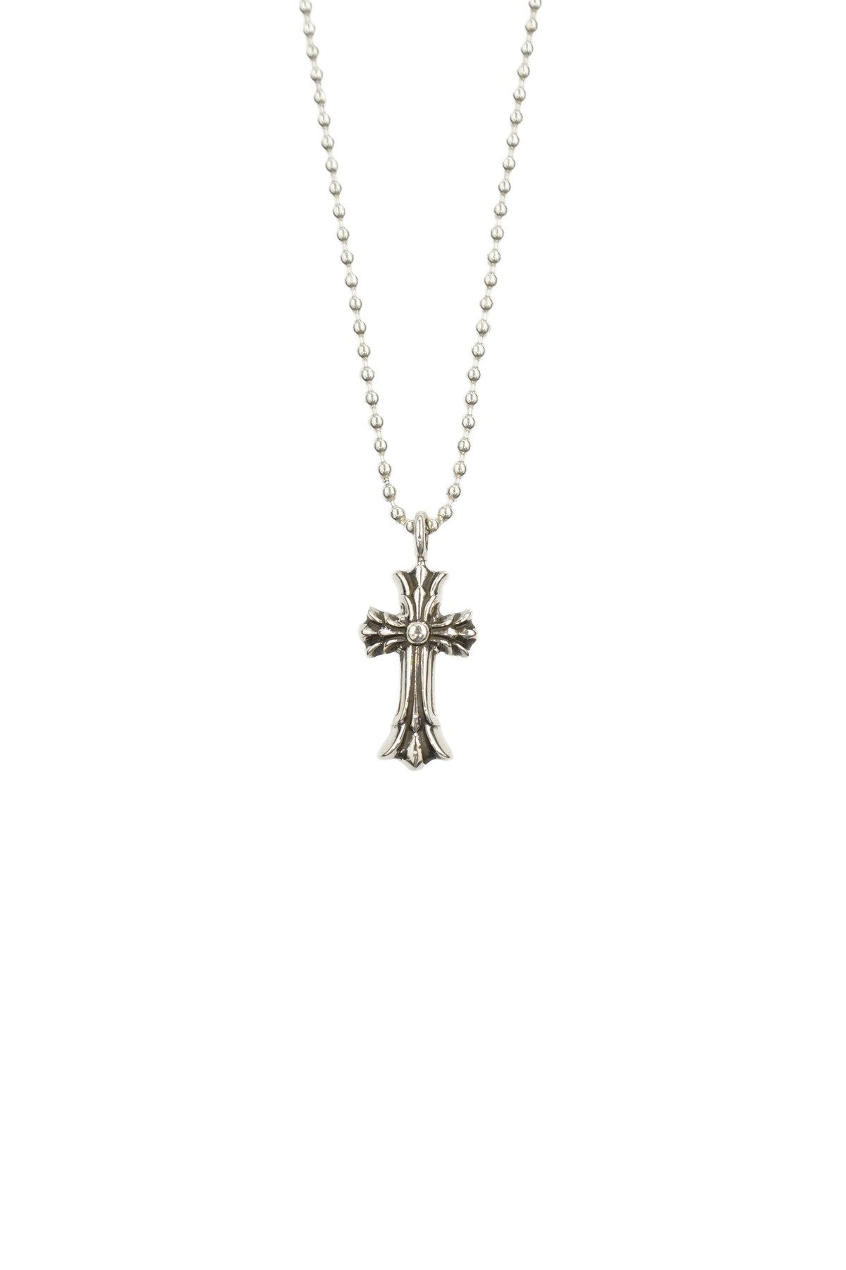 Chrome Hearts Double Cross Pendant + Ball Chain - Xia Office