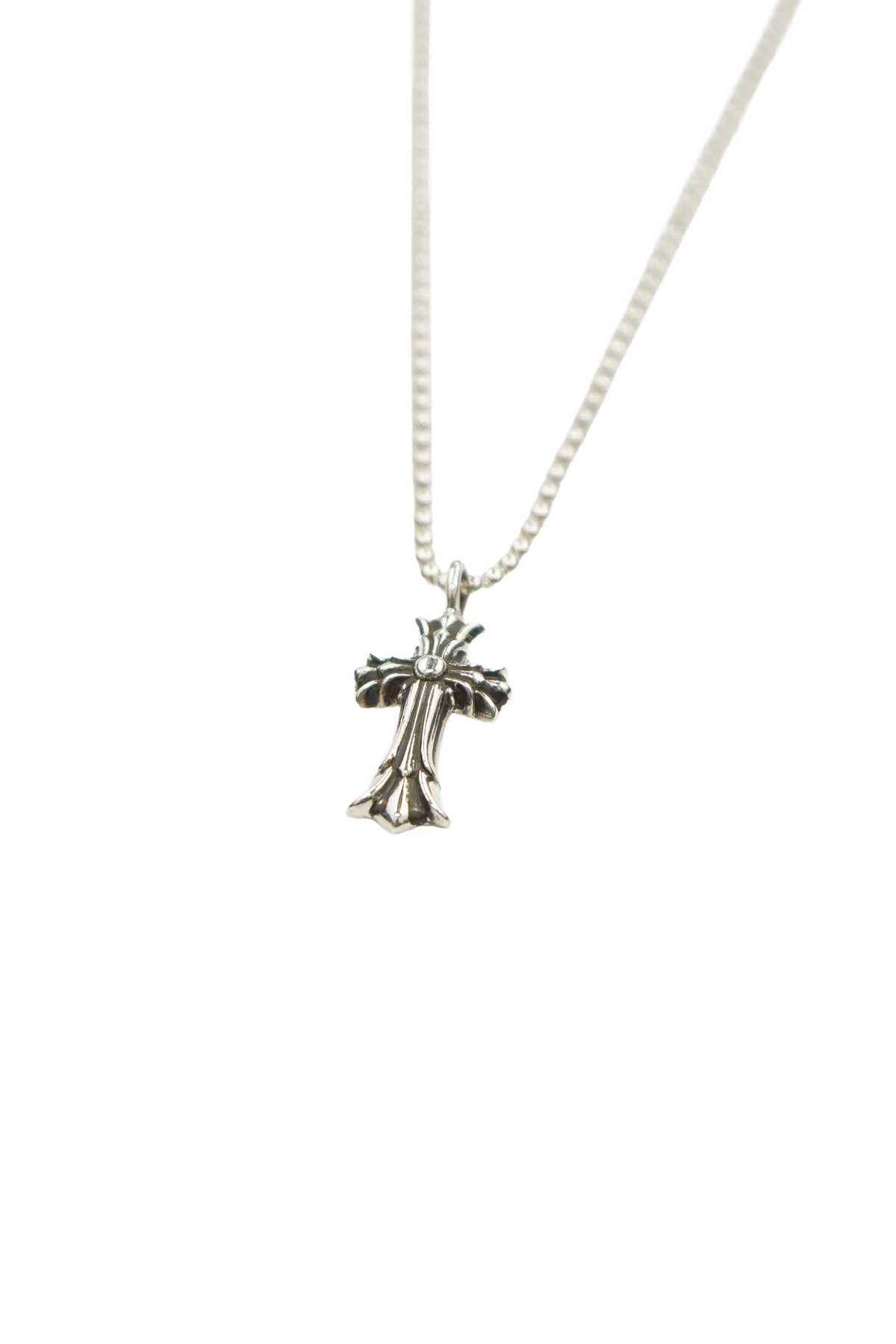 Chrome Hearts Double Cross Pendant + Ball Chain - Xia Office
