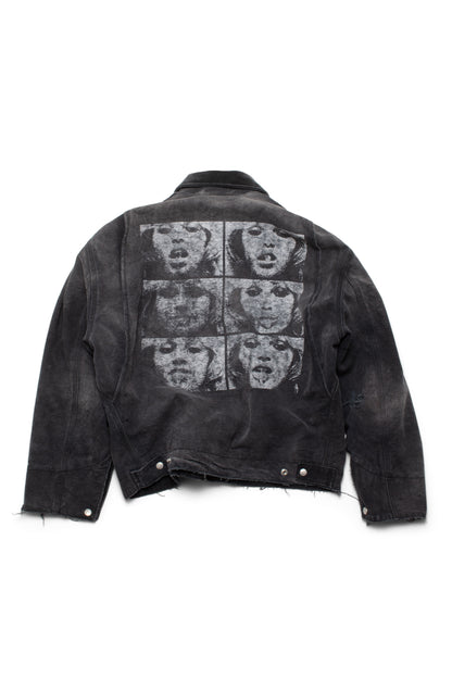 Enfants Riches Déprimés Black Blanket Lined Work Jacket - Xia Office