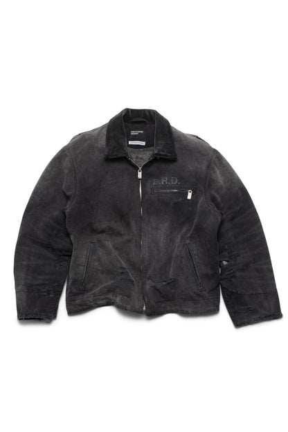 Enfants Riches Déprimés Black Blanket Lined Work Jacket - Xia Office