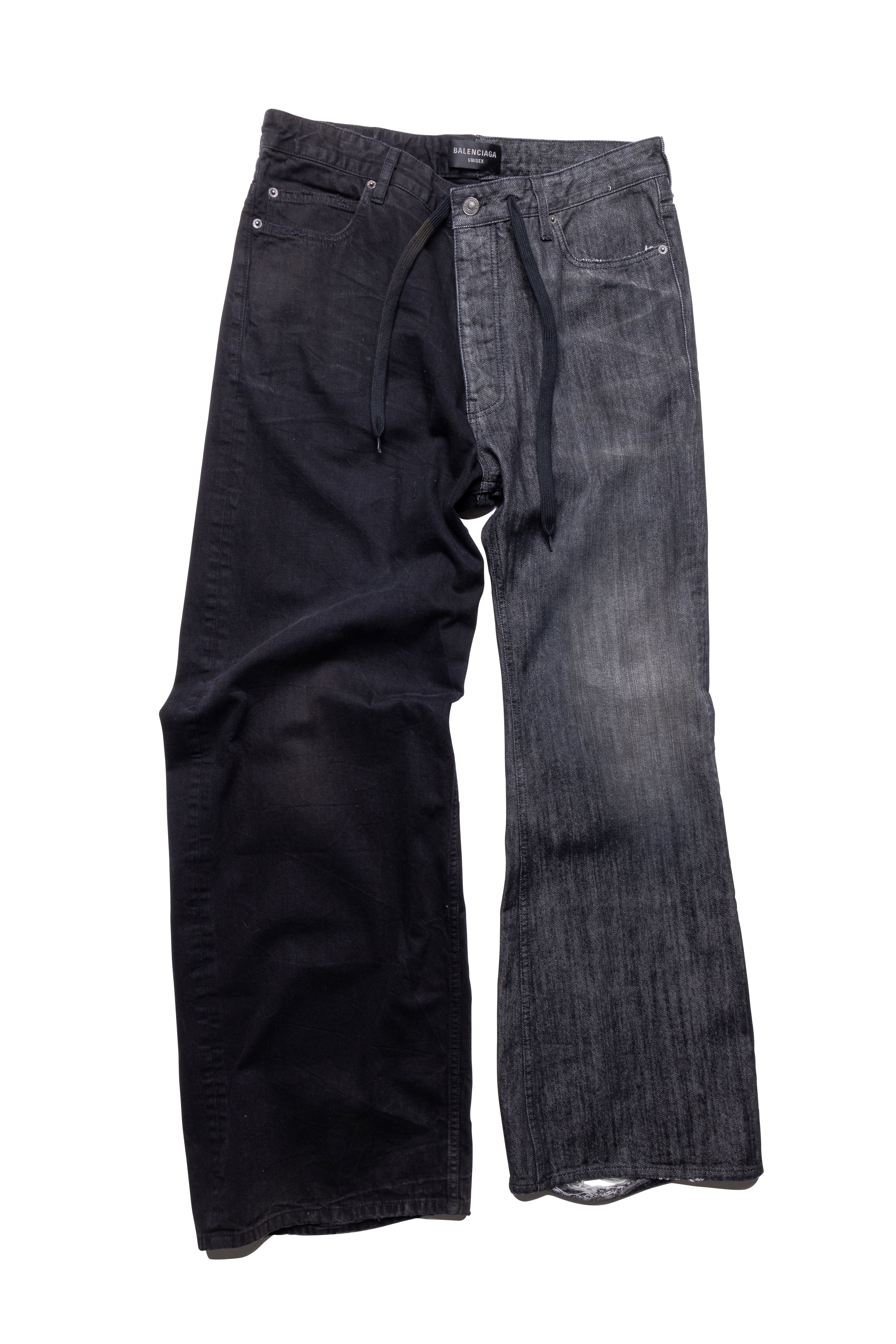 Balenciaga FW24 Fifty-fifty Jeans - Xia Office