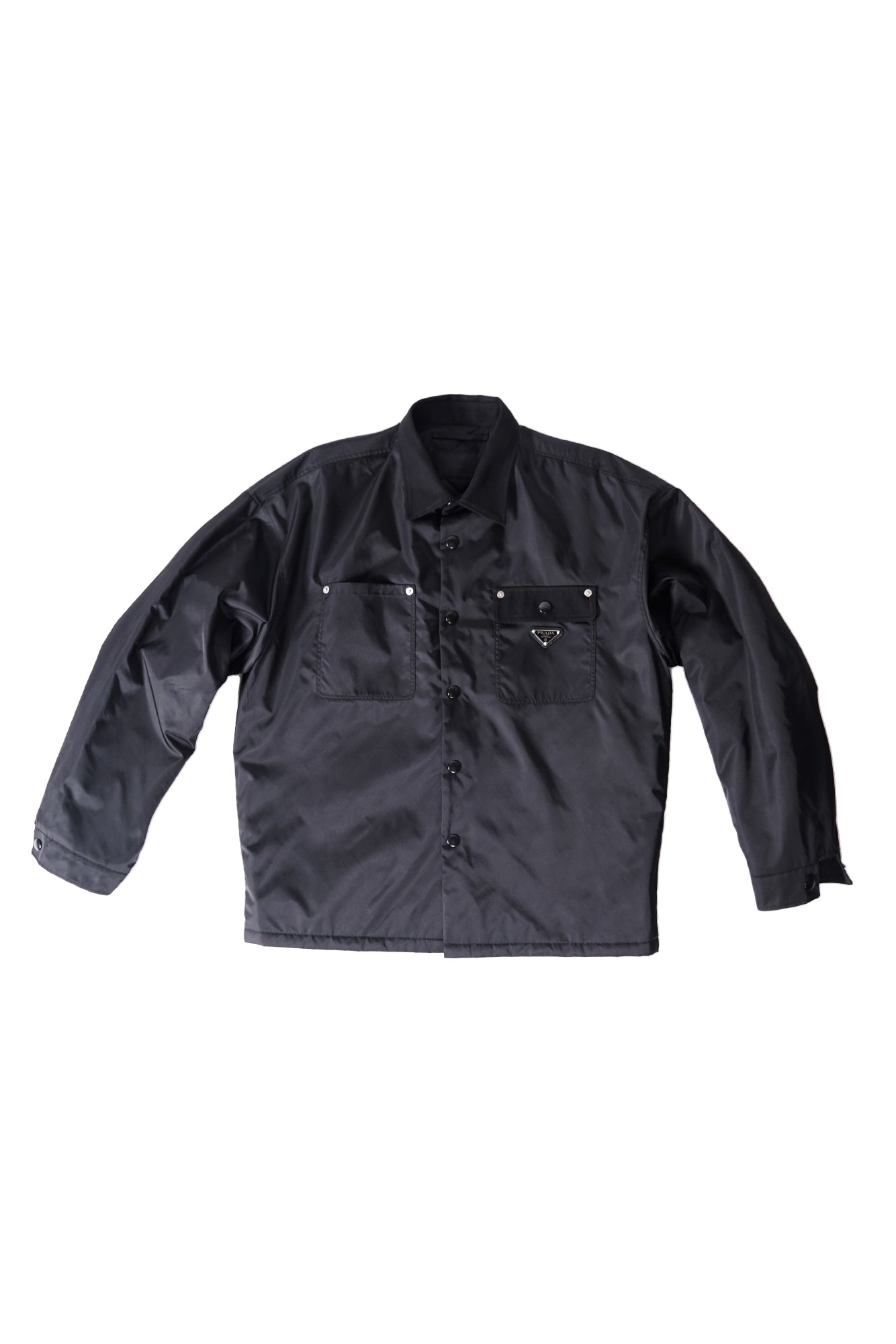 Prada Re-nylon Pocket Overshirt Jacket - Xia Office