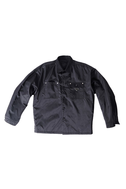 Prada Re-nylon Pocket Overshirt Jacket - Xia Office