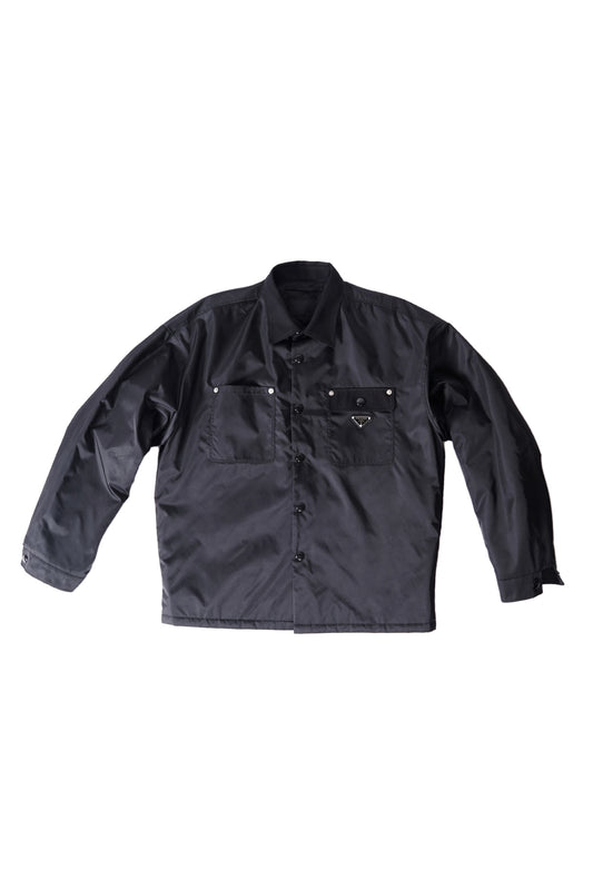 Prada Re-nylon Pocket Overshirt Jacket - Xia Office