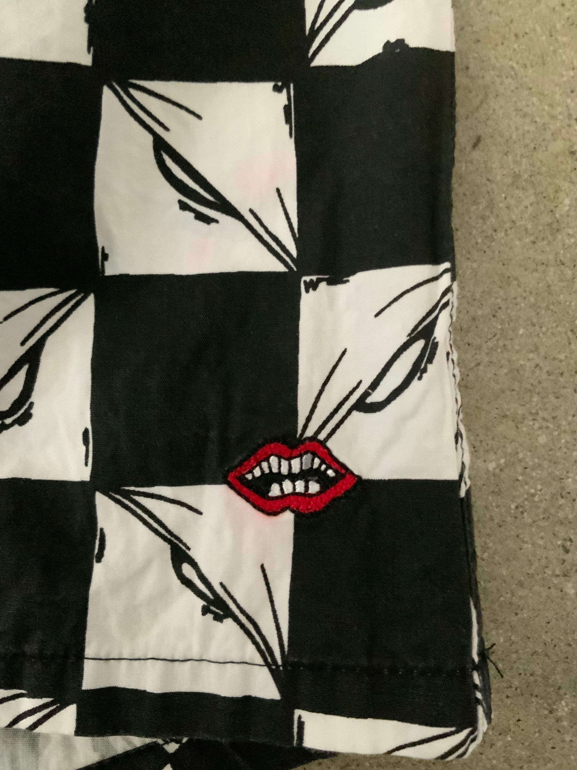 Chrome Hearts Matty Boy checkered 99 eyes shorts - Xia Office