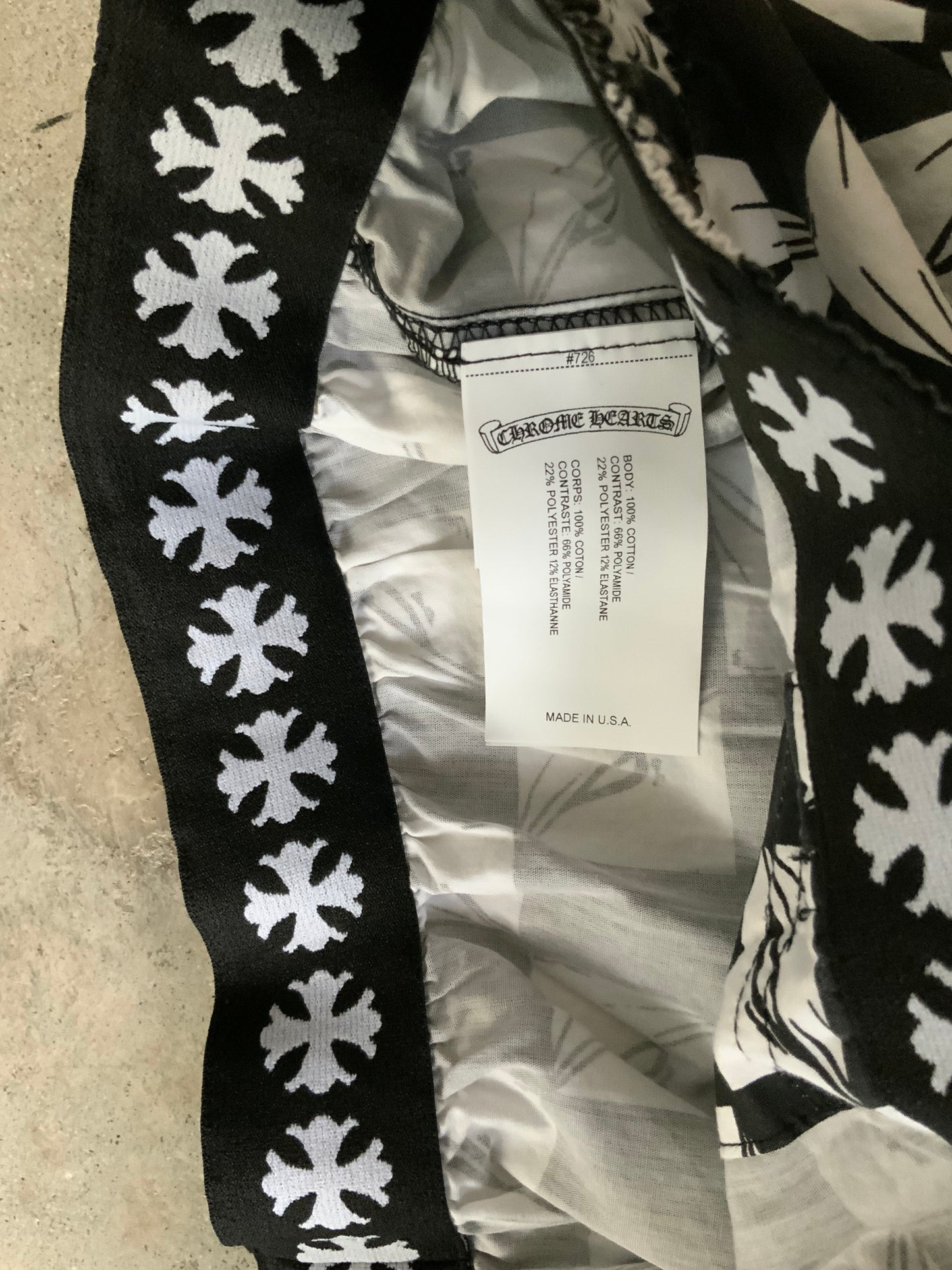 Chrome Hearts Matty Boy checkered 99 eyes shorts - Xia Office