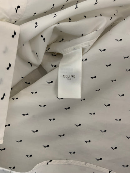 Celine musical note button up shirt - Xia Office