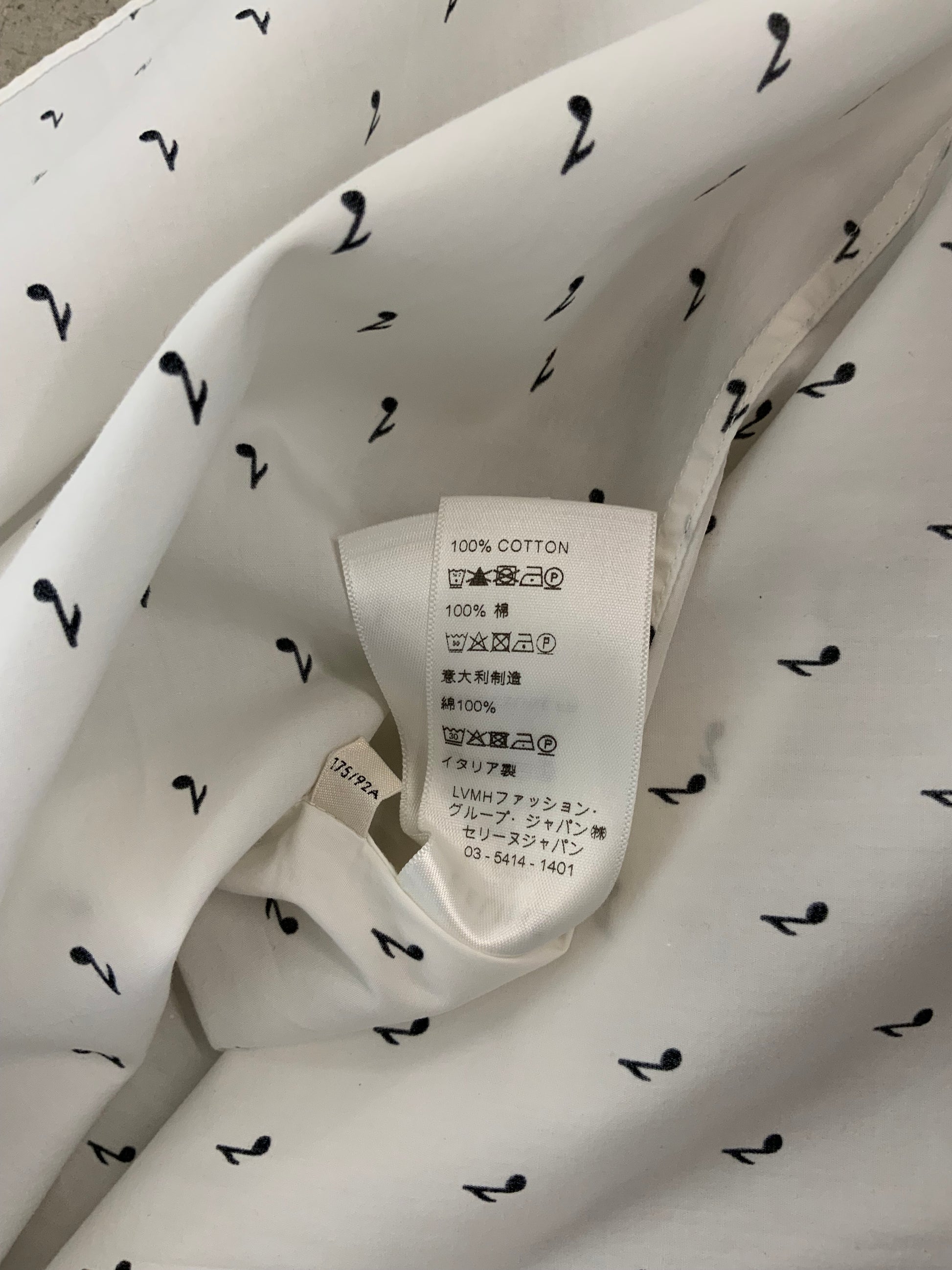 Celine musical note button up shirt - Xia Office
