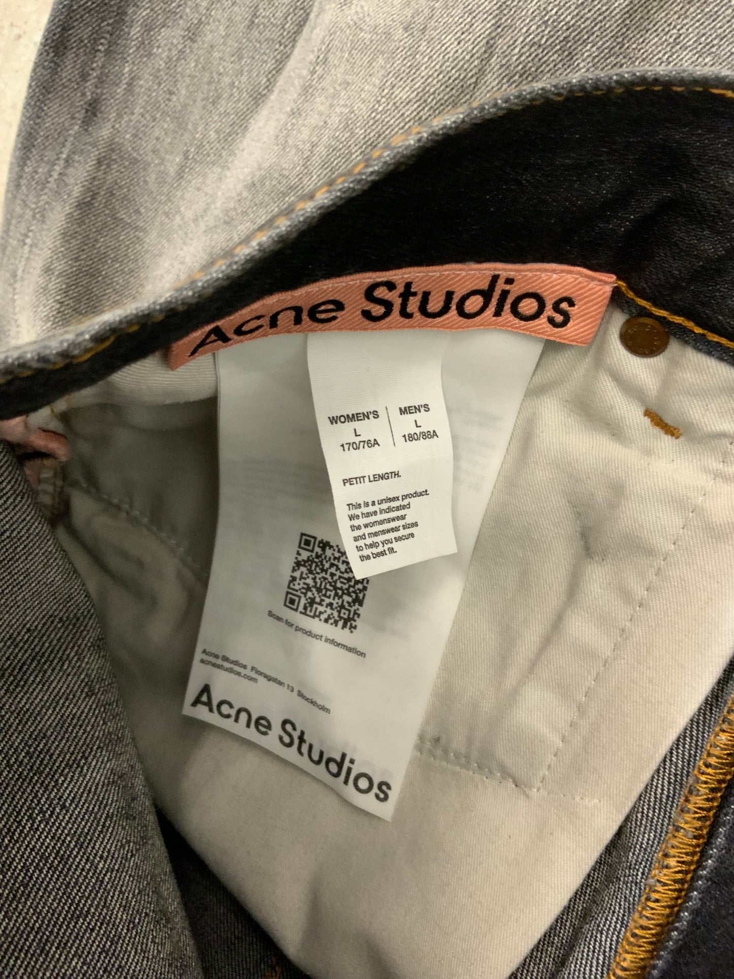 Acne Studios stone washed baggy jeans - Xia Office