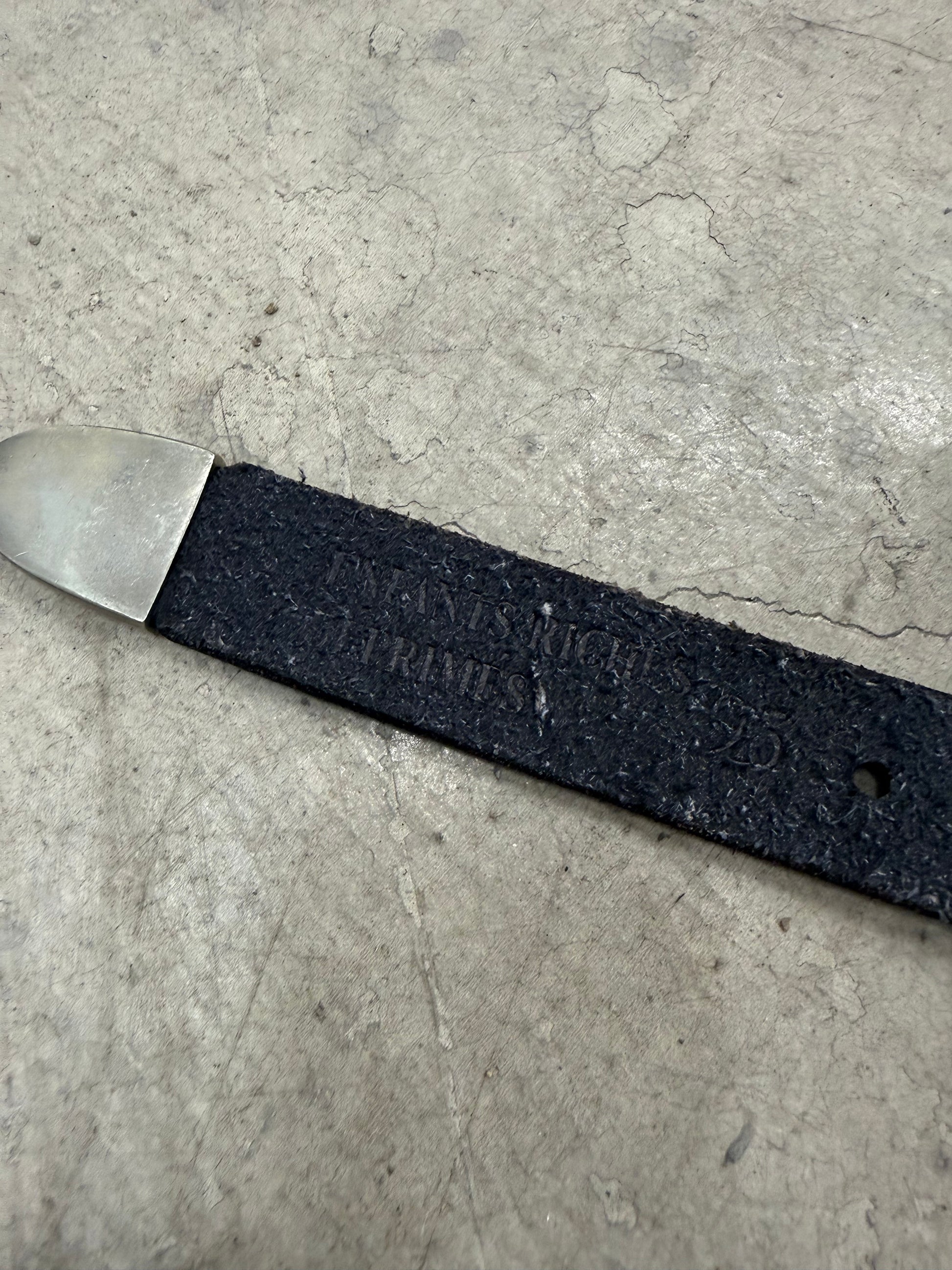 Enfants Riches Deprimes leather studded belt - Xia Office